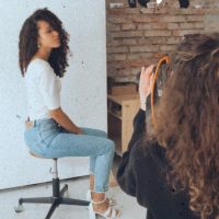 Behind the scenes.