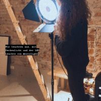 Behind the scenes.