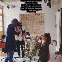 Behind the scenes.